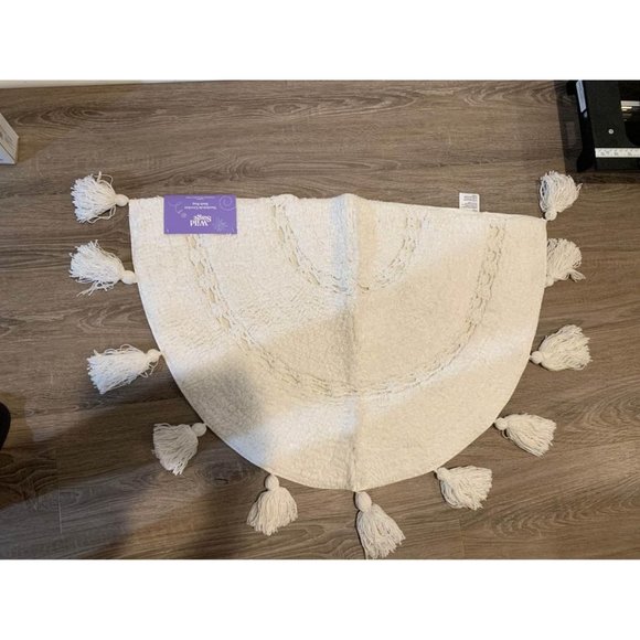 wild sage Bath New Semicircle Crochet Bath Rug Poshmark